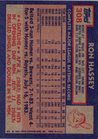 1984 Topps Ron Hassey #308