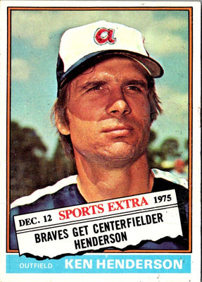1976 Topps Traded Ken Henderson #464T