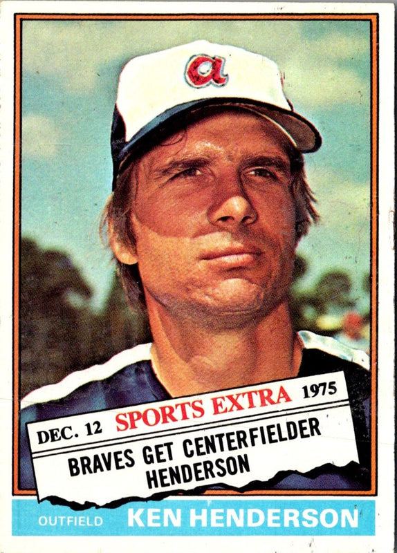 1976 Topps Traded Ken Henderson #464T