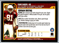 2000 Bowman Frank Sanders #16