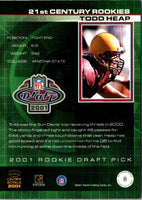 2001 Pacific Crown Royale 21st Century Rookies Todd Heap #8