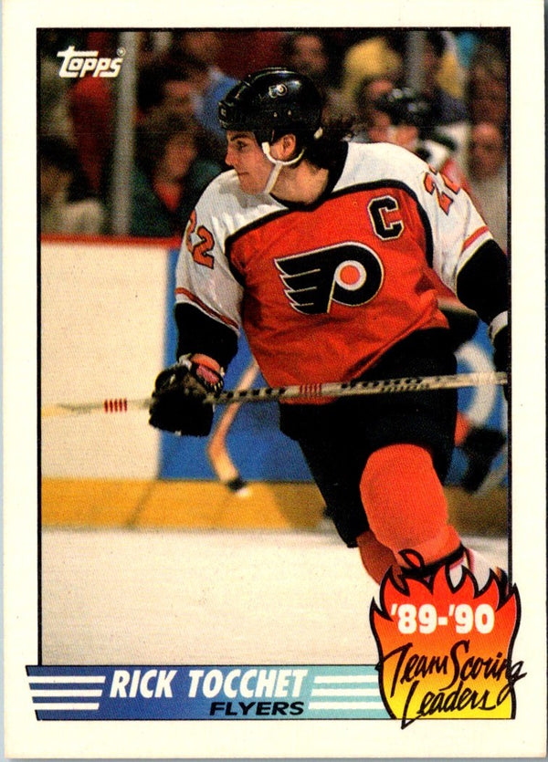 1990 Topps Team Scoring Leaders Rick Tocchet #9