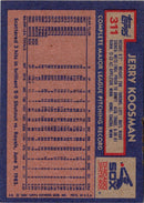 1984 Topps Jerry Koosman