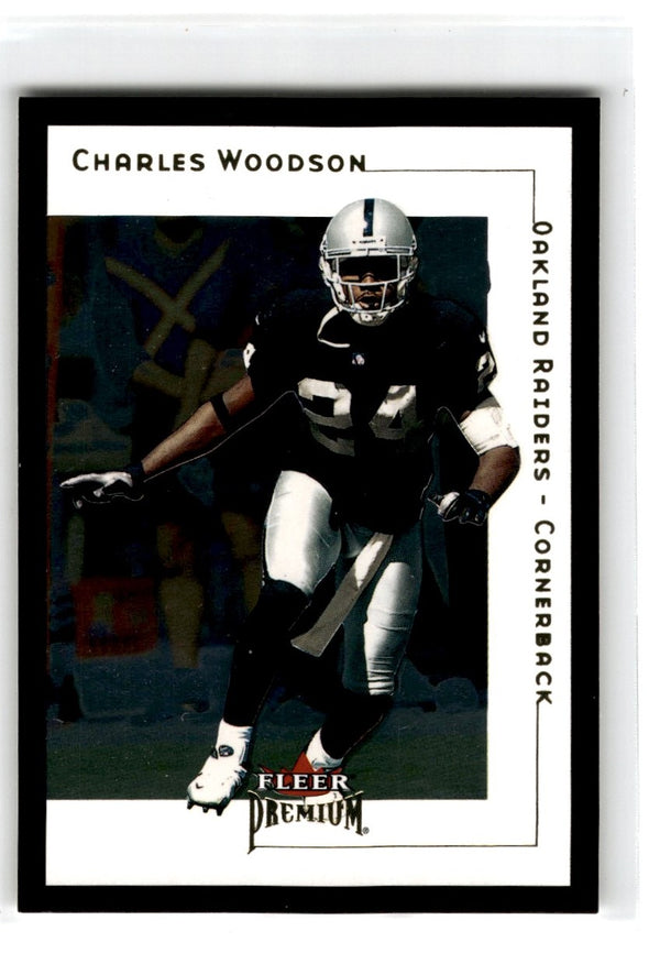 2001 Fleer Premium Charles Woodson #82