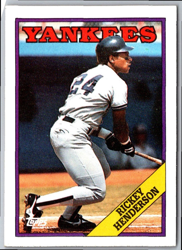 1988 Topps Rickey Henderson #60