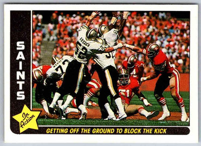 2011 Topps Football Getting Off The Ground To Block The Kick #54 OF 88