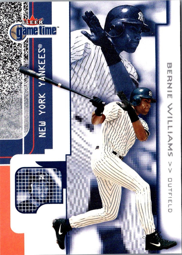 2001 Fleer Game Time Bernie Williams #89