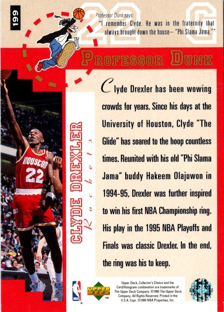 1995 Collector's Choice Clyde Drexler