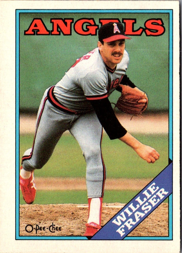 1988 O-Pee-Chee Willie Fraser #363