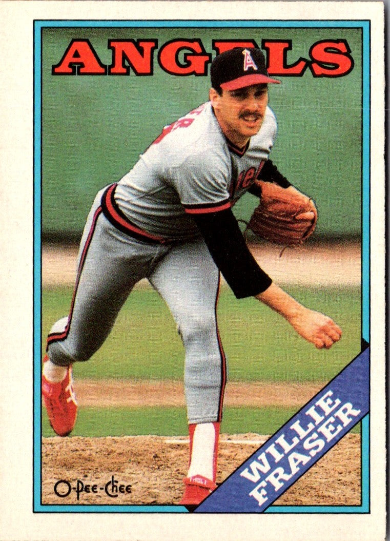 1988 O-Pee-Chee Willie Fraser