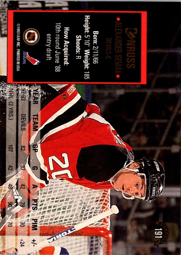 1993 Donruss Alexander Semak