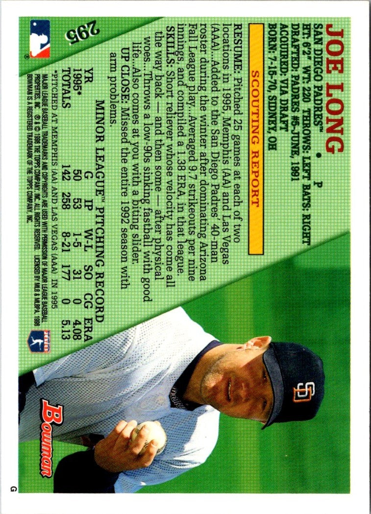 1996 Bowman Joe Long