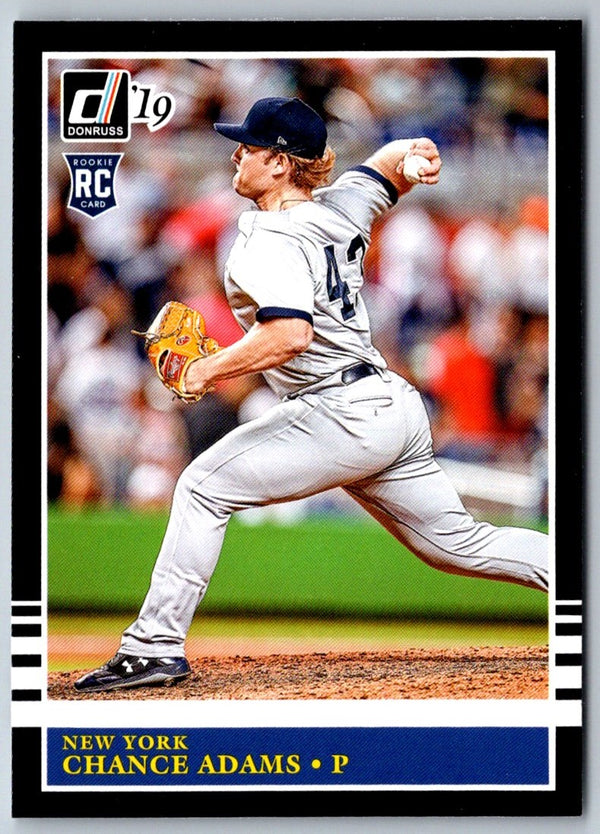 2019 Donruss Chance Adams #240 Rookie