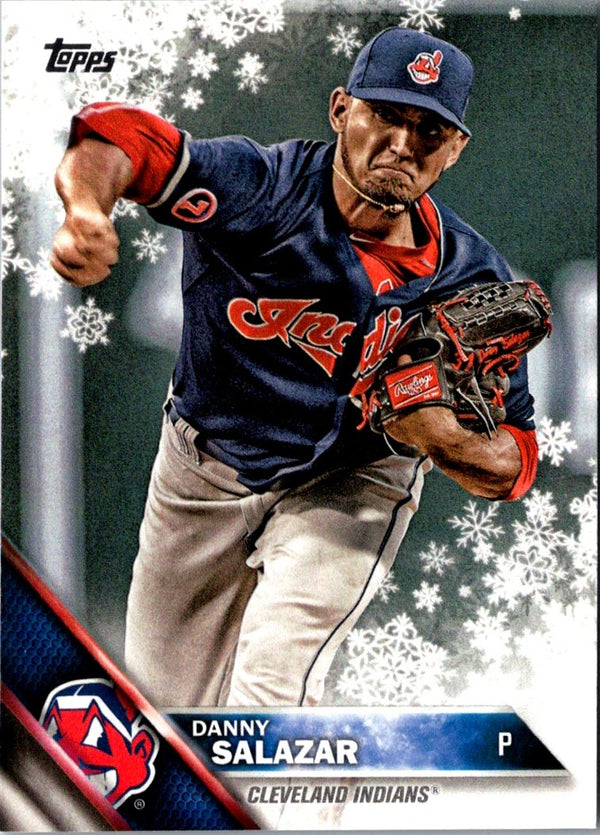 2016 Topps Holiday Baseball Danny Salazar #HMW190