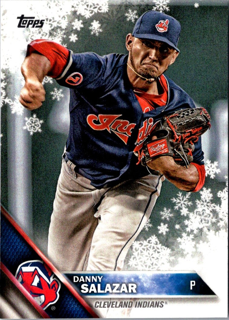 2016 Topps Holiday Baseball Danny Salazar