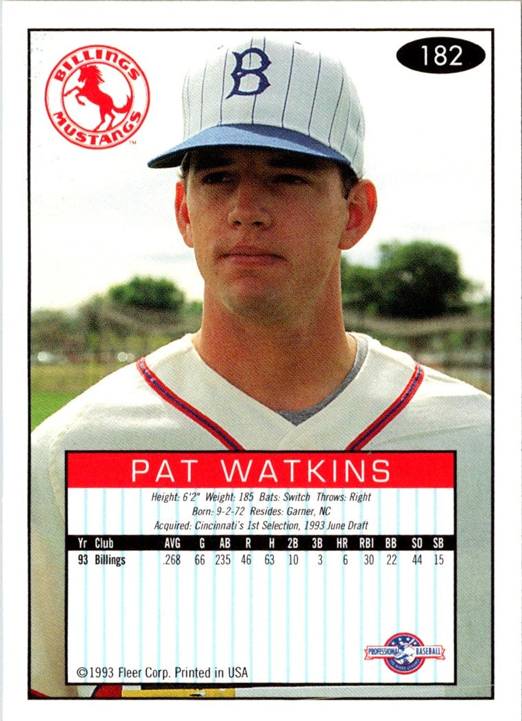 1993 Fleer Excel Pat Watkins