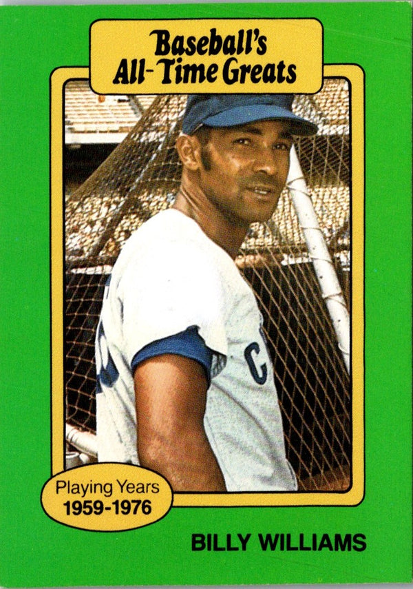1987 Hygrade All-Time Greats Billy Williams #NNO