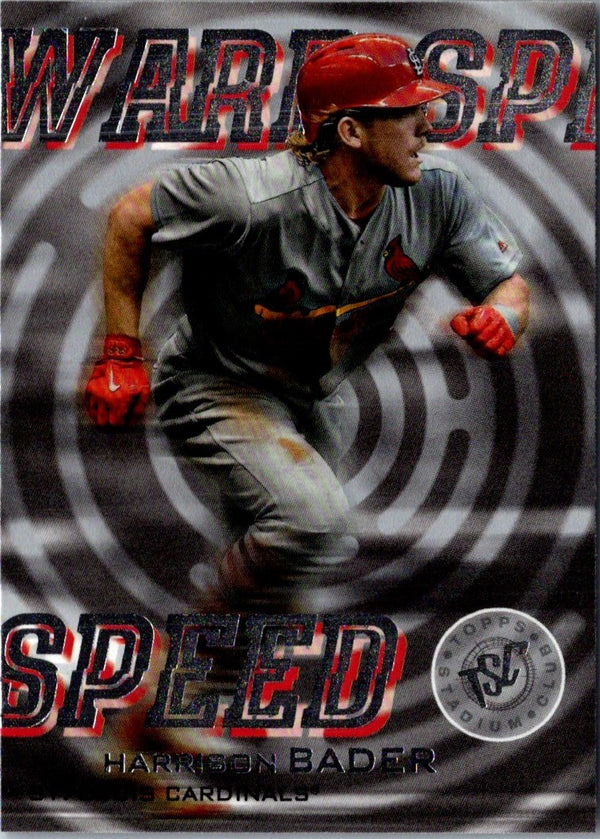 2019 Stadium Club Warp Speed Harrison Bader #WS-5