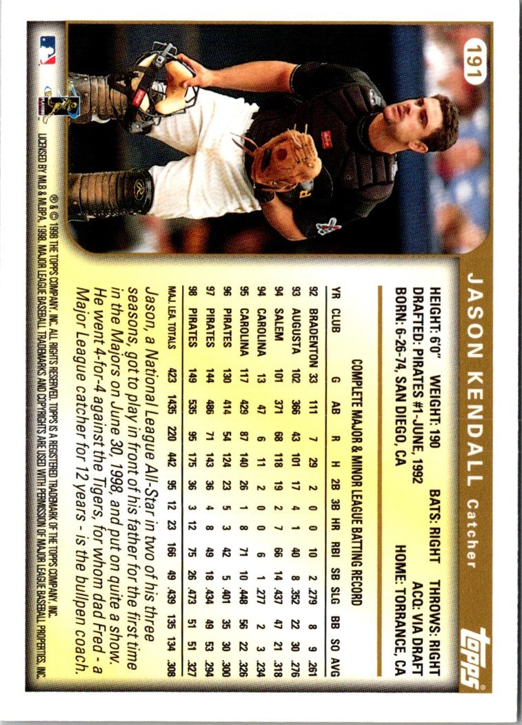 1999 Topps Jason Kendall