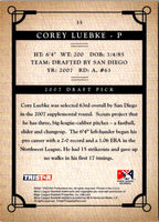 2007 Tristar Prospects Plus Cory Luebke #35