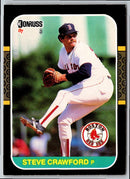1986 Donruss Steve Crawford