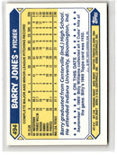 1987 Topps Tiffany Barry Jones