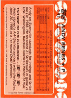 1988 Topps Traded Andy Benes #14T