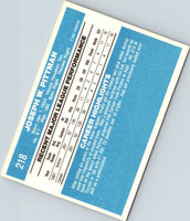 1982 Donruss Joe Pittman #218 Rookie