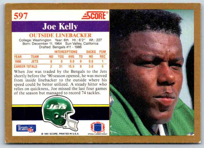 1991 Score Joe Kelly