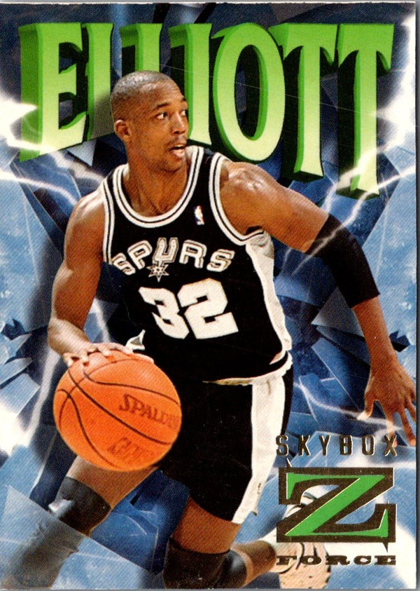 1996 SkyBox Z-Force Sean Elliott #79