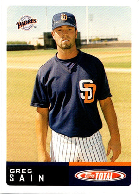 2002 Topps Total Greg Sain #883 Rookie