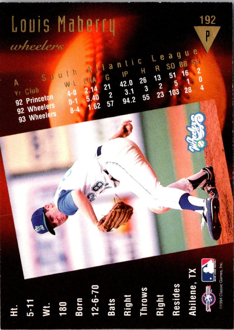 1994 Classic Best Gold Louis Maberry