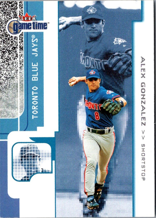 2001 Fleer Game Time Alex Gonzalez #21