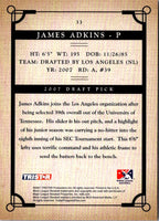 2007 Tristar Prospects Plus James Adkins #33