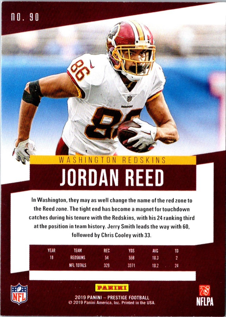 2019 Panini Prestige Jordan Reed