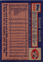 1984 Topps Duane Walker #659