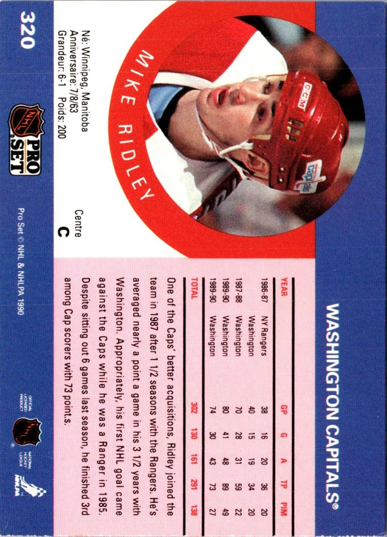 1990 Pro Set Mike Ridley