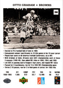 1991 Domino's The Quarterbacks Otto Graham