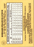 1985 Donruss Ed Lynch