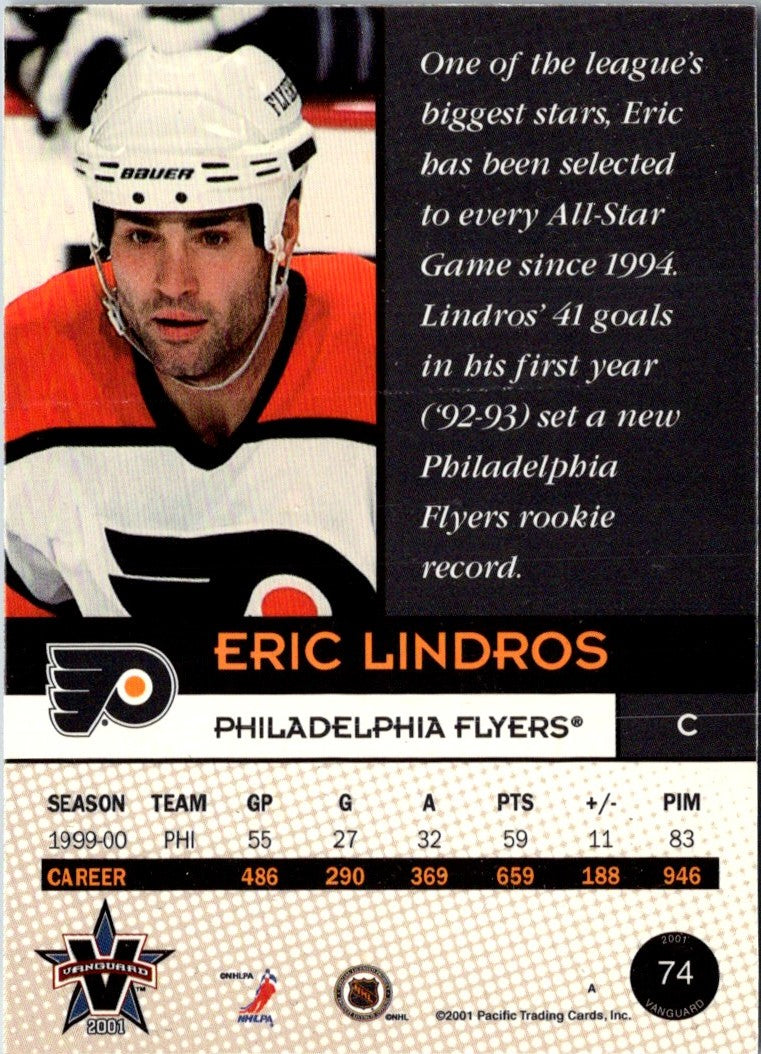 2000 Pacific Vanguard Premiere Date Eric Lindros