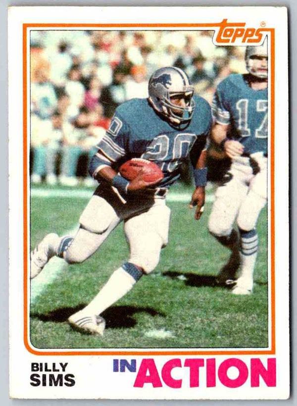 1982 Topps Billy Sims #350