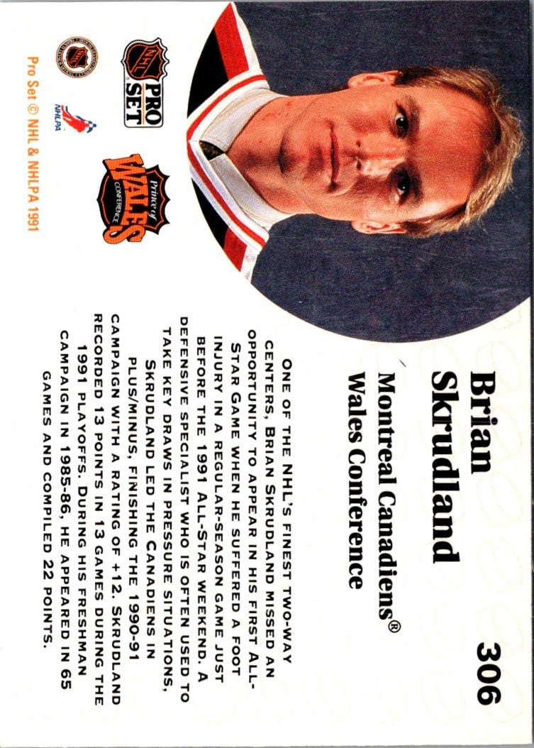 1991 Pro Set Brian Skrudland