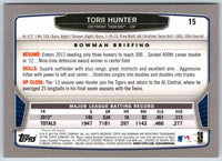 2013 Bowman Torii Hunter #15