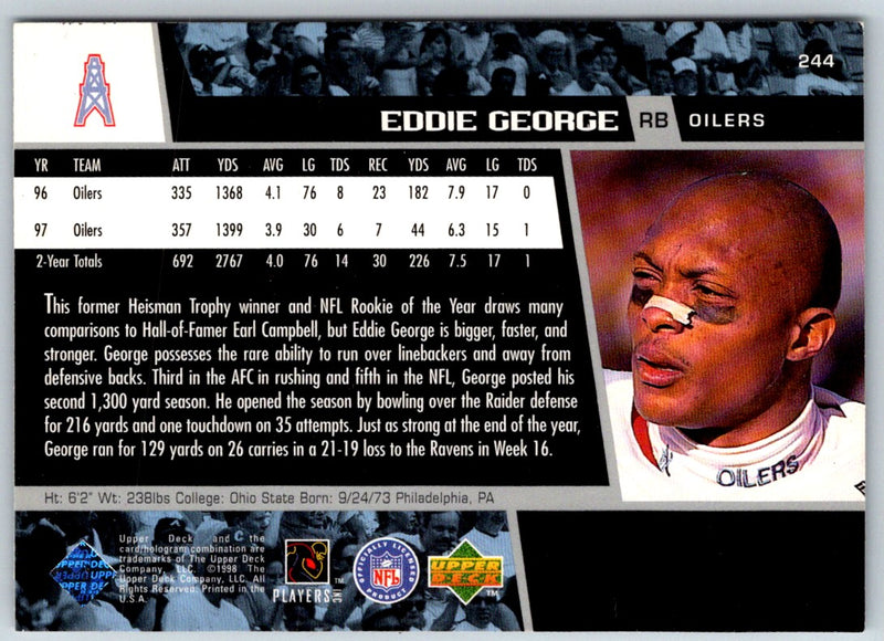 1998 Upper Deck Eddie George