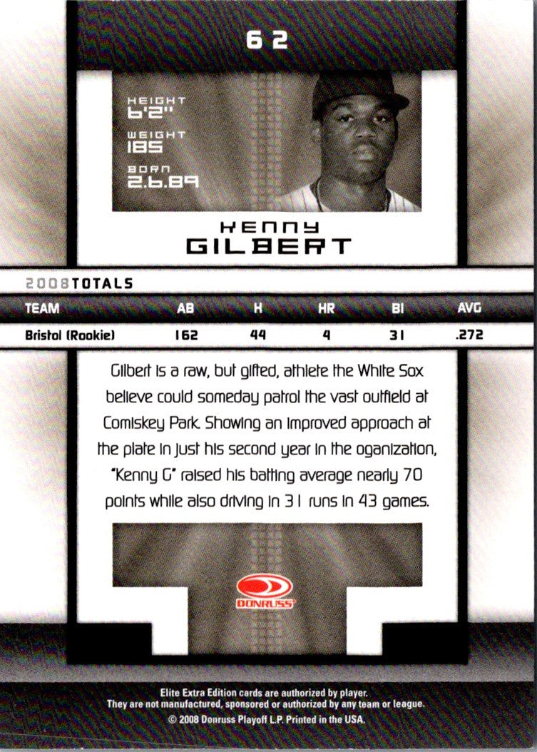 2008 Donruss Elite Extra Edition Kenny Gilbert