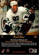 1991 Pro Set Platinum Brad Shaw