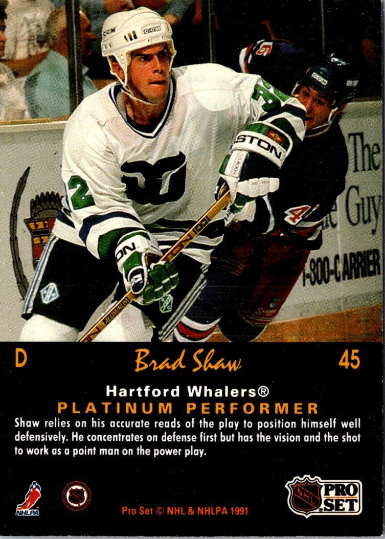1991 Pro Set Platinum Brad Shaw