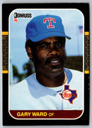 1987 Donruss Gary Ward