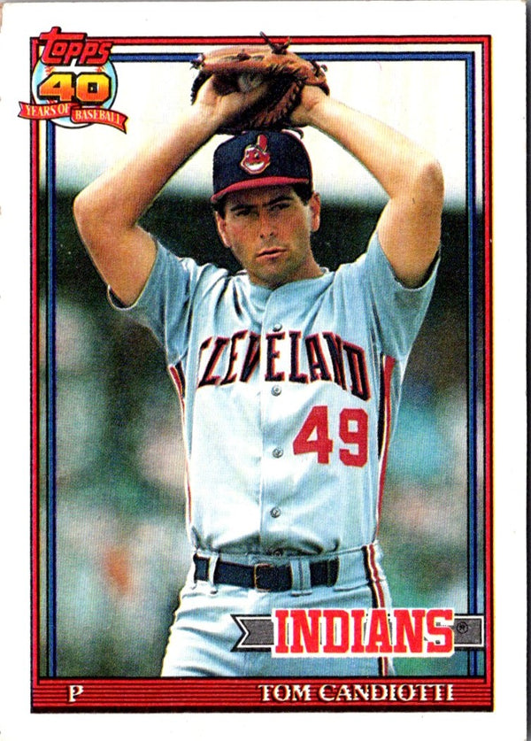 1991 Topps Tom Candiotti #624