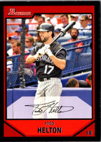2007 Bowman Gold Todd Helton #96
